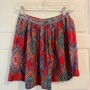 Angie cinched mini skirt